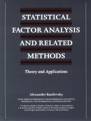 cover image of Statistical Factor Analysis and Related Methods